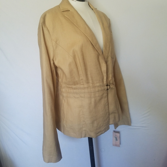 Bandolino Beige Blazer Jacket Sz 8. - Picture 2 of 6